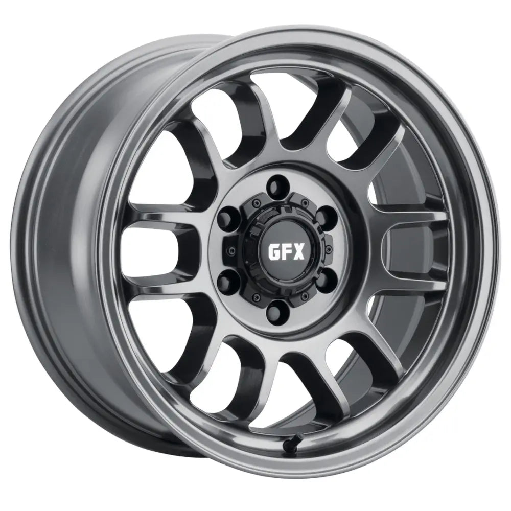G-FX TR28 Gloss Gunmetal wheel