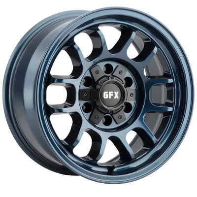 G-FX TR28 Metallic Blue wheel