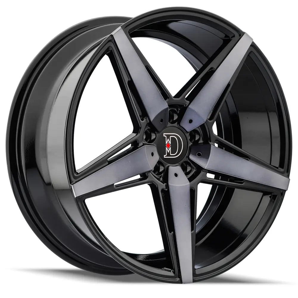 Defy D02 Black Machined wheel