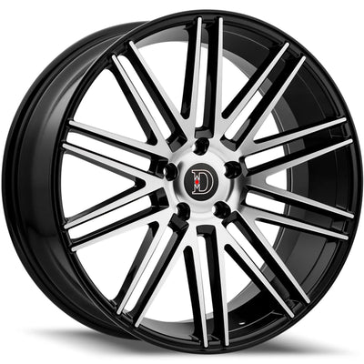 Defy D09 Black Machined wheel