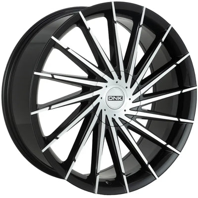 DNK 703 Black Machined wheel