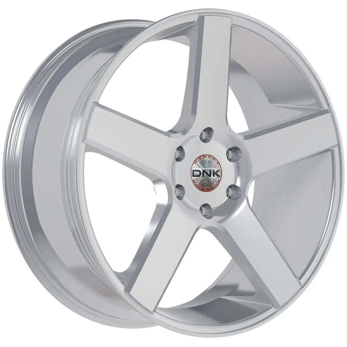 DNK 708 Silver Machined wheel