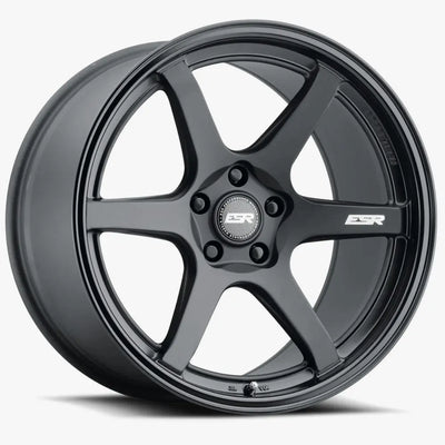 ESR AP6 Matte Black Gloss Lip wheel