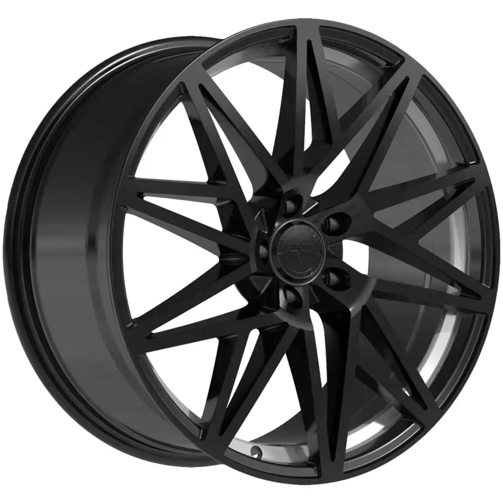 Rock Forged FF32 Black Machined Wheel