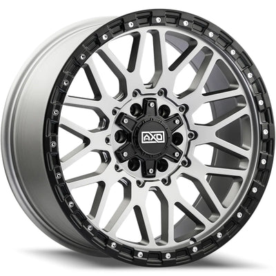 AXD Offroad AS3 Silver Black wheel