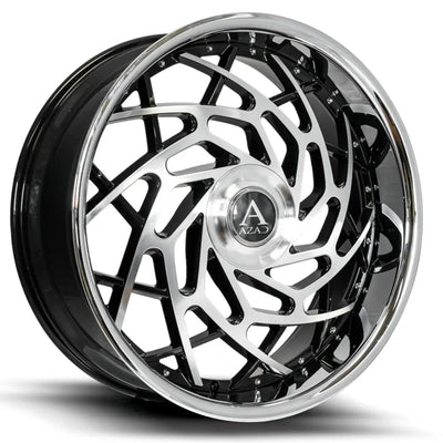 Azad AZ Reign Black Machined wheel