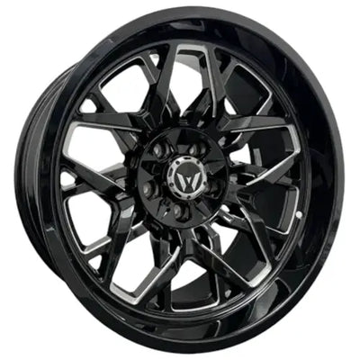 Western Off-Road Edge Black Milled Wheel