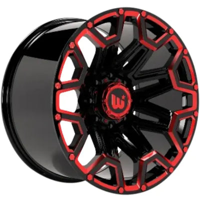 Western Off-Road Blaze Black Red wheel