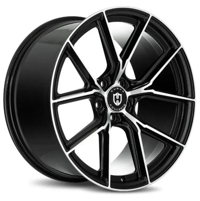 Curva CFF70 Black Machined wheel