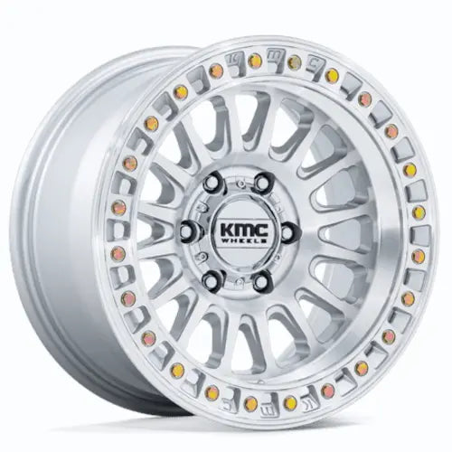 KMC KM552 Silver Machined wheel