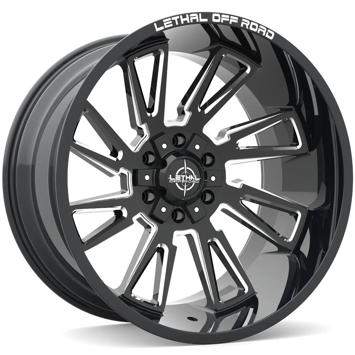Lethal Offroad LT09 Black Milled wheel