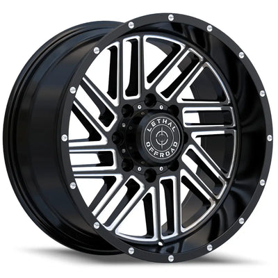 Lethal Offroad LT13 Black Milled wheel