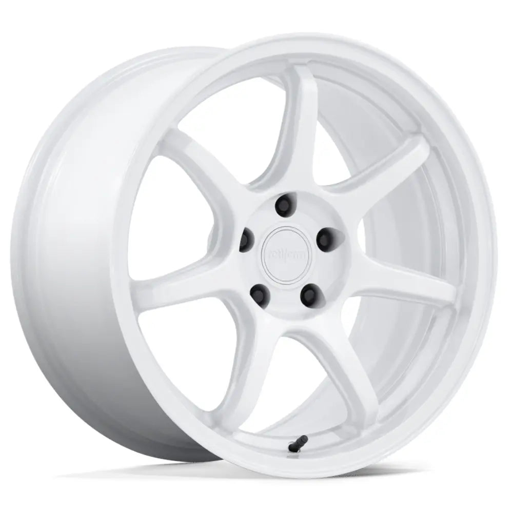 Rotiform BPU Gloss White wheel