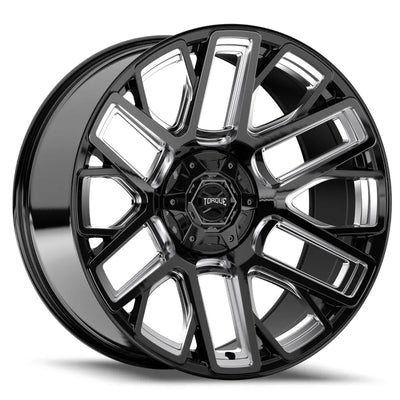 Torque TW428C Black Milled wheel
