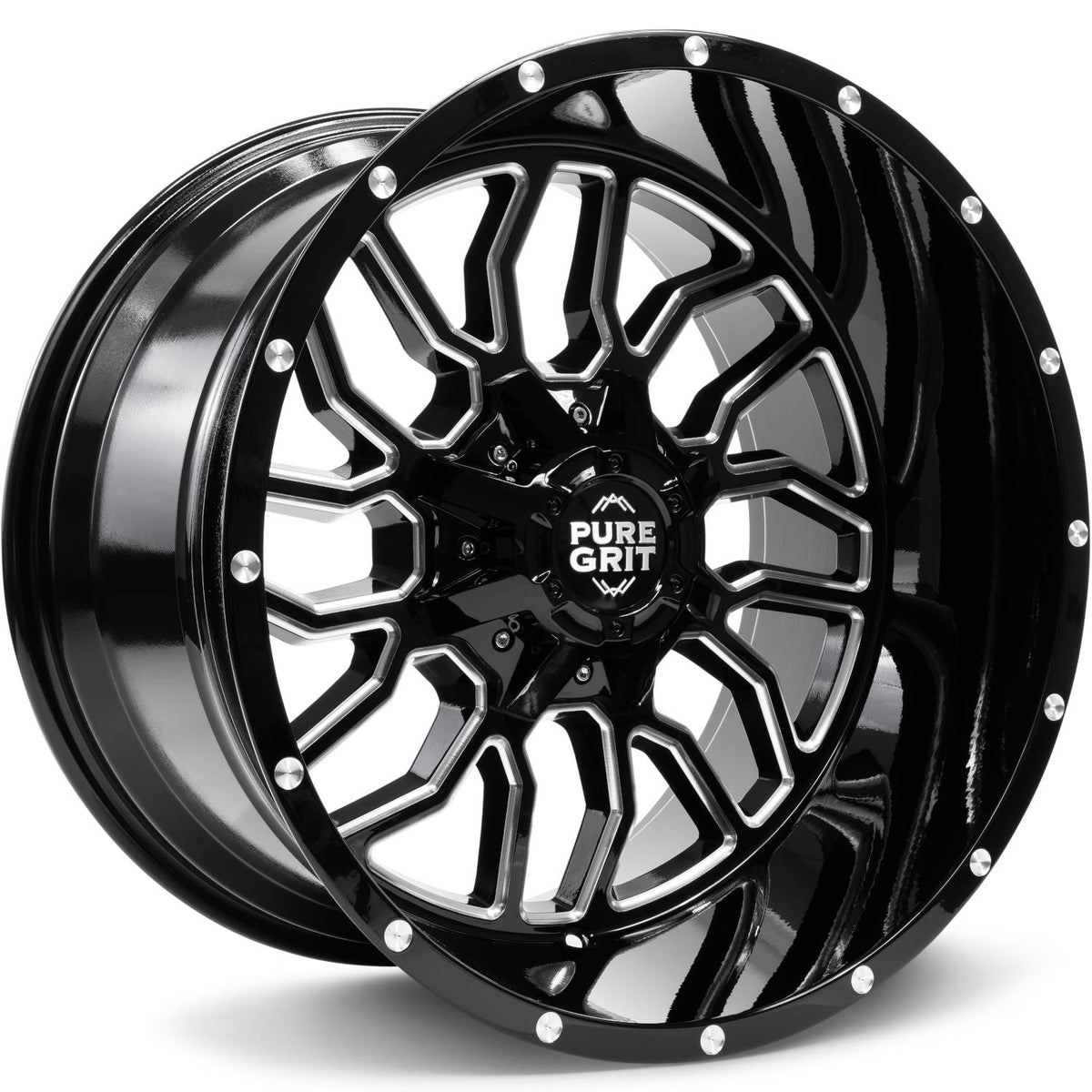 Pure Grit Ambition Black Milled Wheel