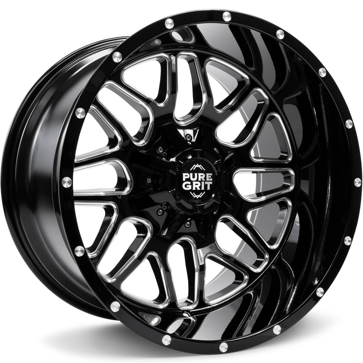 Pure Grit Drive Black Milled Wheel