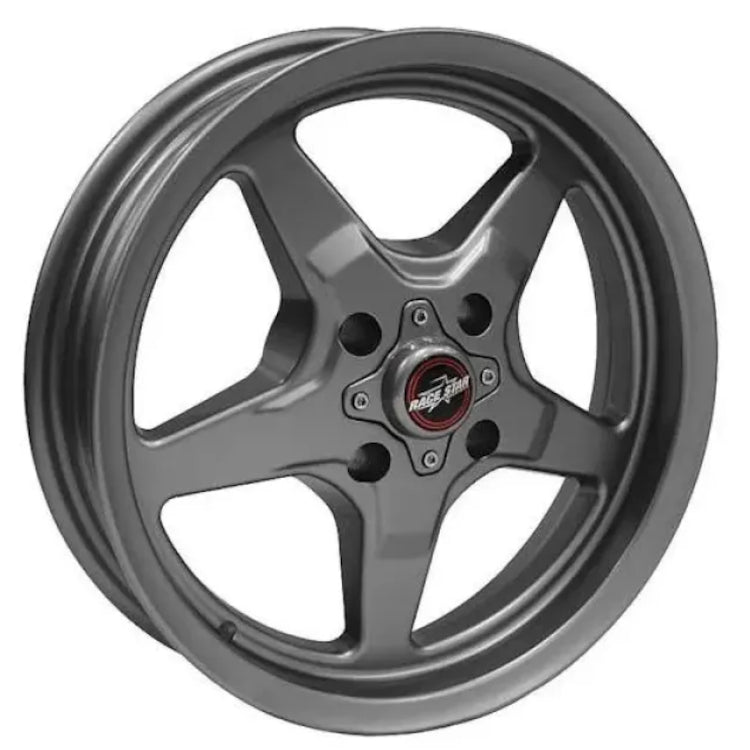 Race Star 91 Drag Star Series Metallic Gray Wheel