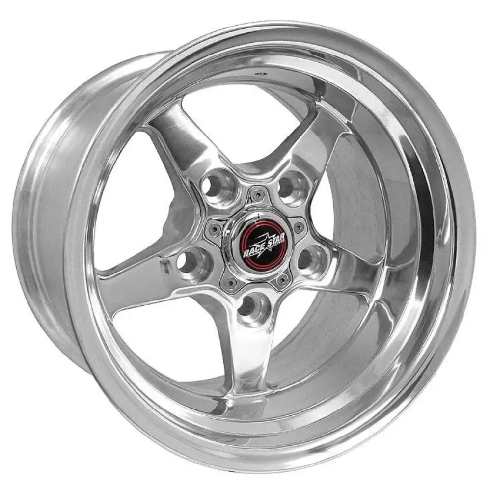 Race Star 92 Drag Star Series Polished Wheel