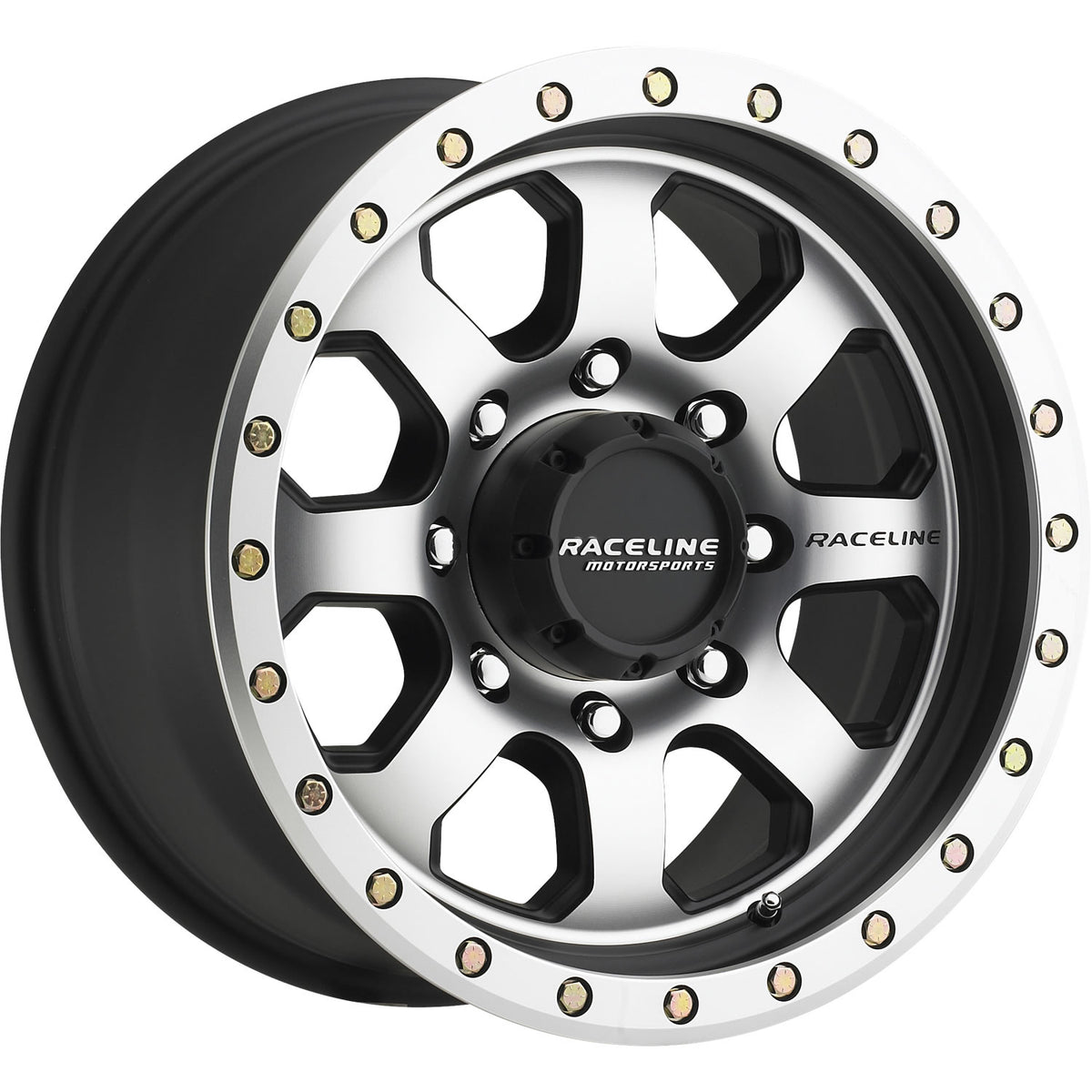 Raceline Avenger Black Machined Wheel