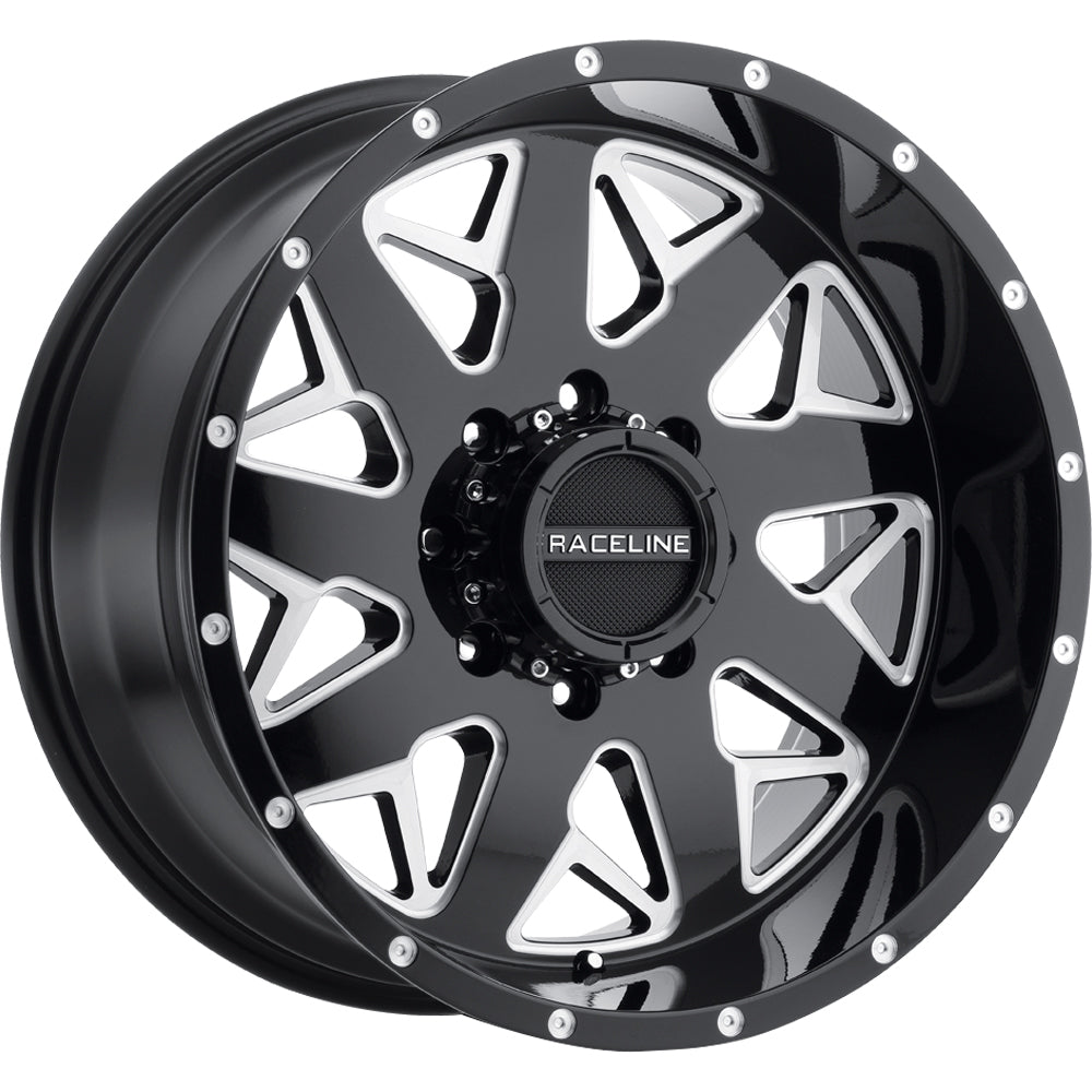 Raceline Disruptor Black Milled Wheel