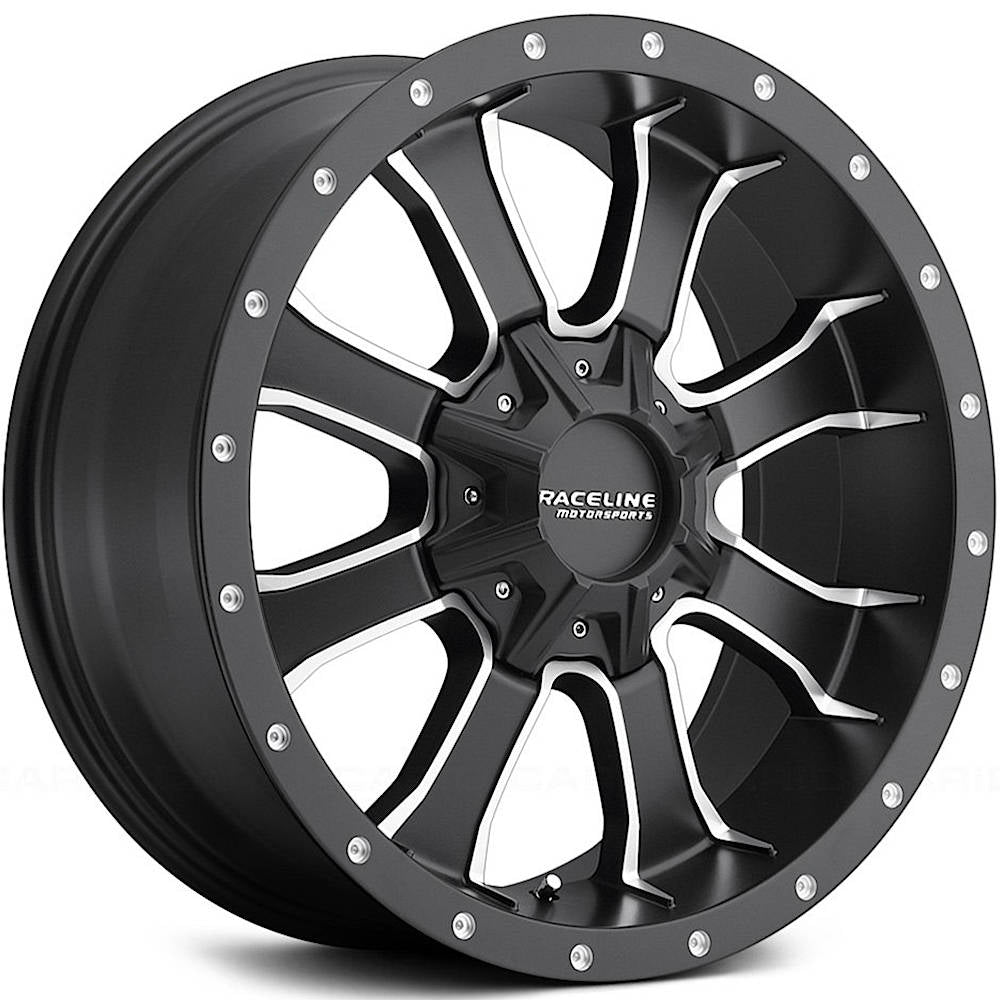 Raceline Mamba HD Black Machined Wheel
