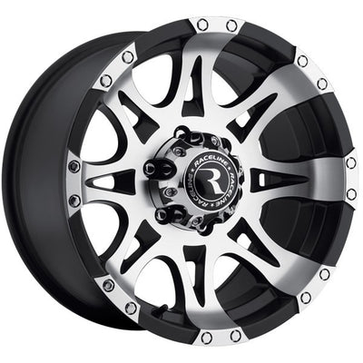 Raceline Raptor Black Machined Wheel
