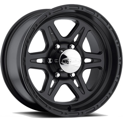 Raceline Renegade 6 16x8 0mm Black