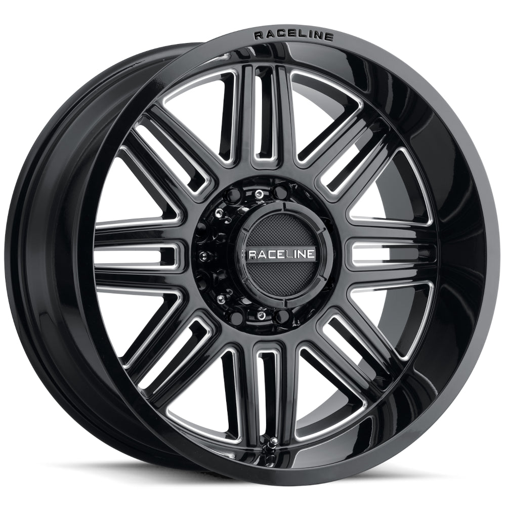 Raceline Split Black Milled Wheel