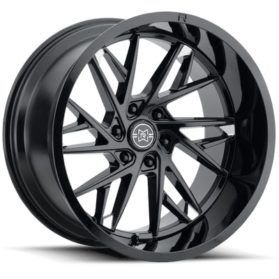 RAISED by Method MR801 Black Milled Wheel