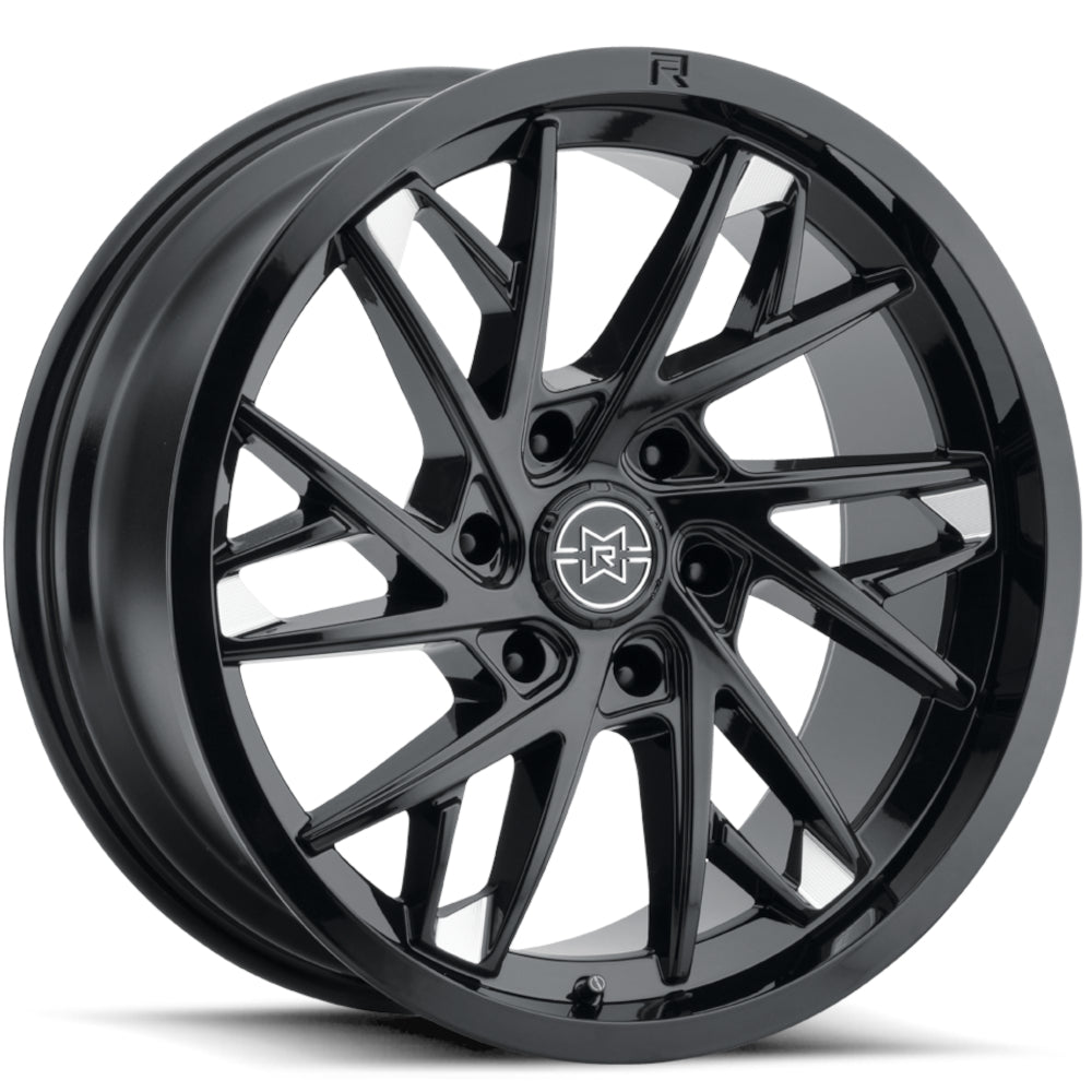 RAISED by Method MR801 Black Milled Wheel