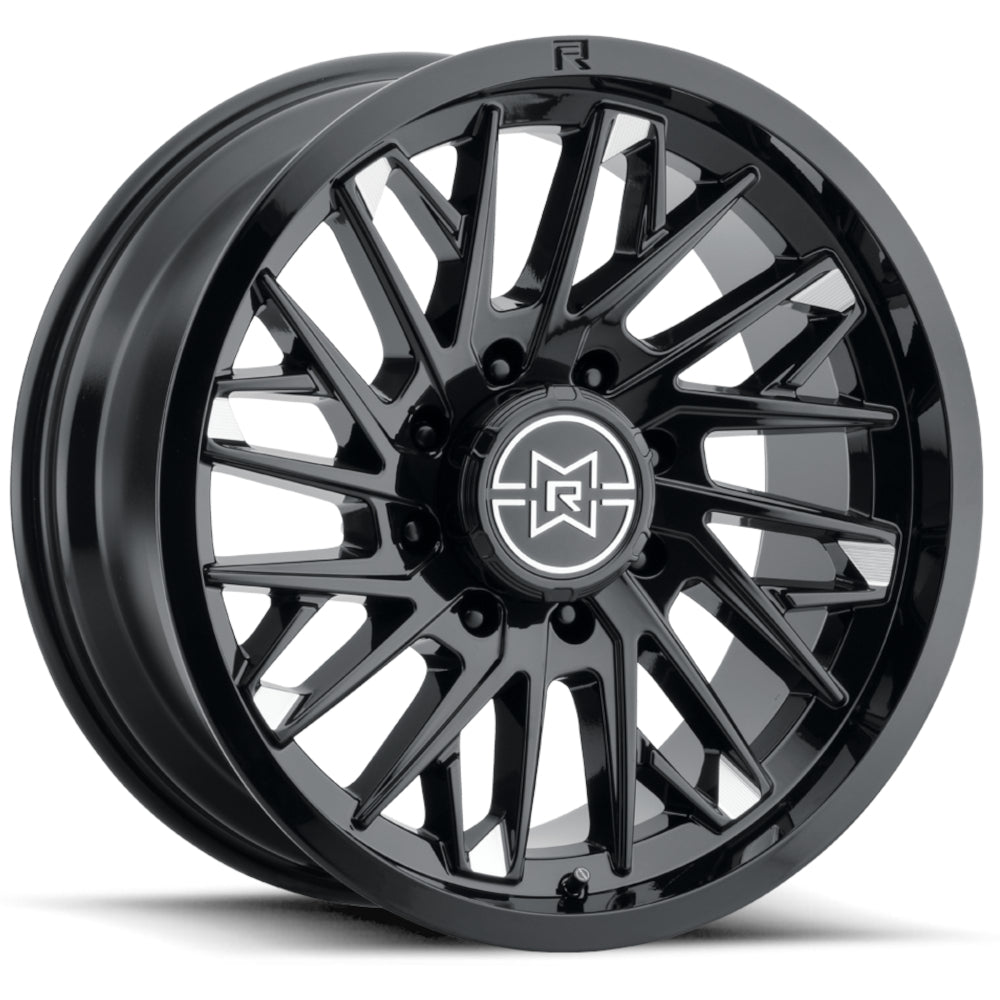 RAISED by Method MR801 Black Milled Wheel