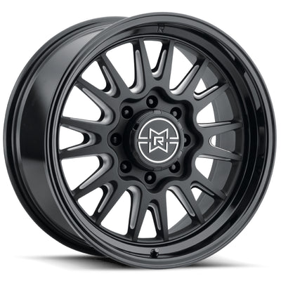 RAISED by Method MR802 Black Milled Wheel