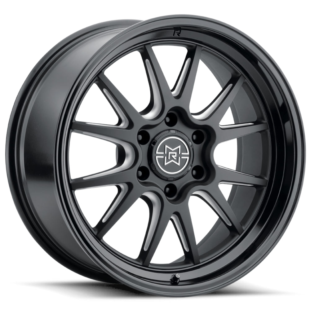 RAISED by Method MR802 Black Milled Wheel