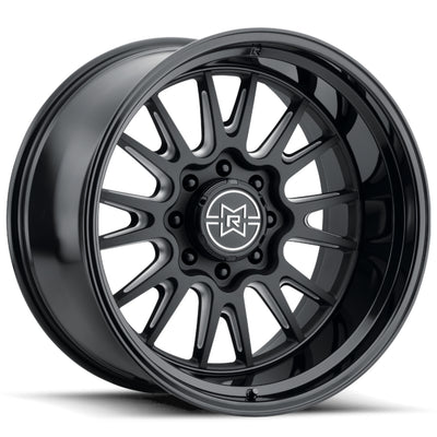 RAISED by Method MR802 Black Milled Wheel