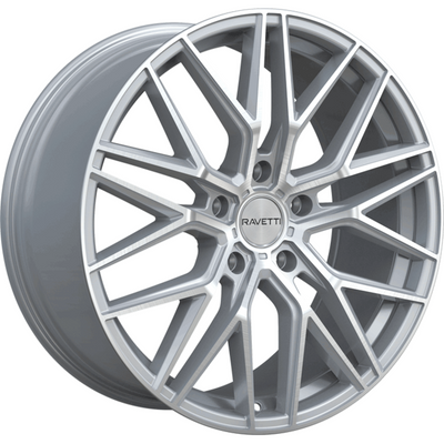 Ravetti M16 Silver Brushed Wheel