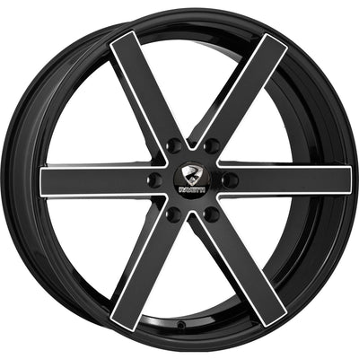 Ravetti M3 Black Milled Wheel