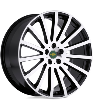 Redbourne Dominus Gloss Black With Mirror Cut Face