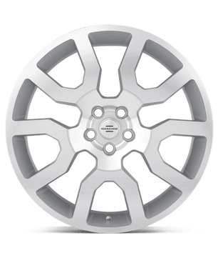 RedBourne HERCULES 22x10 +37 Silver with Mirror Cut Face
