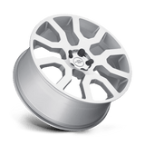 RedBourne Hercules 22x10 +37 Silver Mirror Cut Face premium Euro wheel