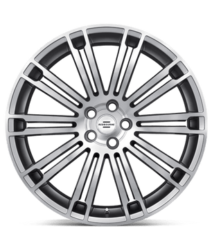 RedBourne MANOR 20x9.5 +32 Silver with Mirror Cut Face