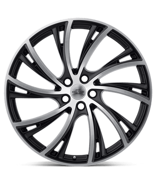 RedBourne NOBLE 22x10 +37 Matte Black with Matte Machined Face