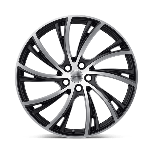 RedBourne NOBLE 22x10 +37 Matte Black with Matte Machined Face