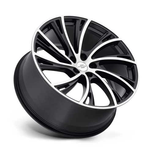 RedBourne NOBLE 22x10 +37 Matte Black with Matte Machined Face
