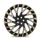 RedBourne Westminster 22x10 Matte Black Machined Face premium Euro wheel