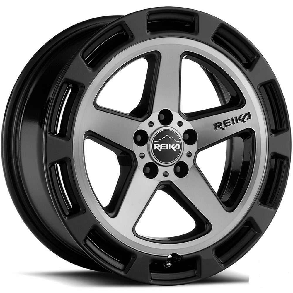Reika R20 Black Machined Wheel