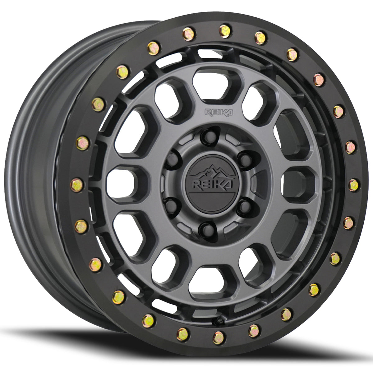 Reika R35 Beadlock Gunmetal Wheel