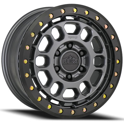 Reika R35 Beadlock Gunmetal Wheel