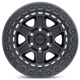 Black Rhino RENO 17x8.5 0 Matte Black with Brass Bolts   truck wheel