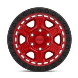Black Rhino RENO 17x9 0 Candy Red with Black Ring & Bolts   truck wheel