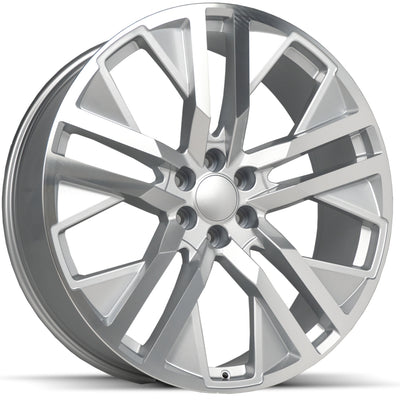 Replica C21 Silver Machined Wheel